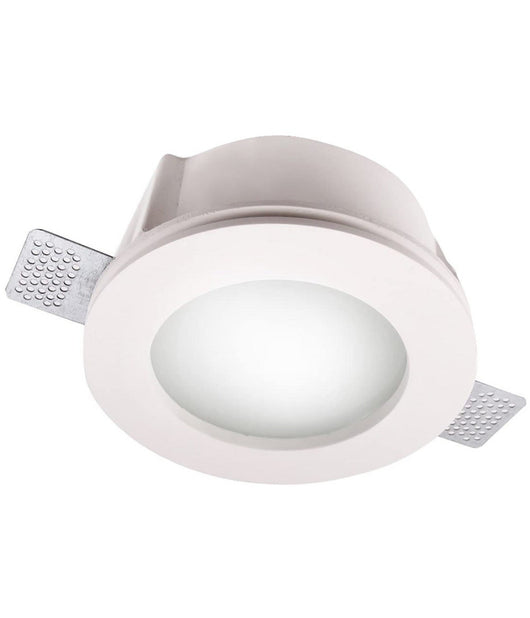 Faretto Smart Gesso Tondo Led Gu10 Wifi Luce Incasso Rgb Cct Alexa Google 125mm         