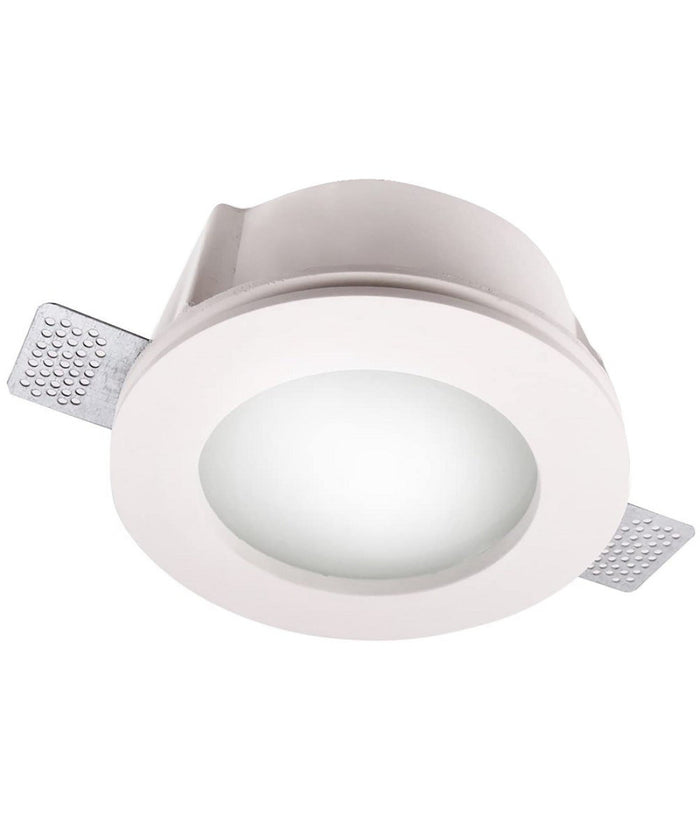 Faretto Smart Gesso Tondo Led Gu10 Wifi Luce Incasso Rgb Cct Alexa Google 125mm         