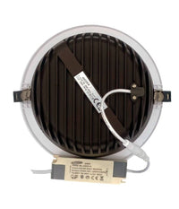 Faretto Smd Led Da Incasso Rotondo 12 Watt 1100 Lumen Luce 4000k 6500k Gl-ag12         