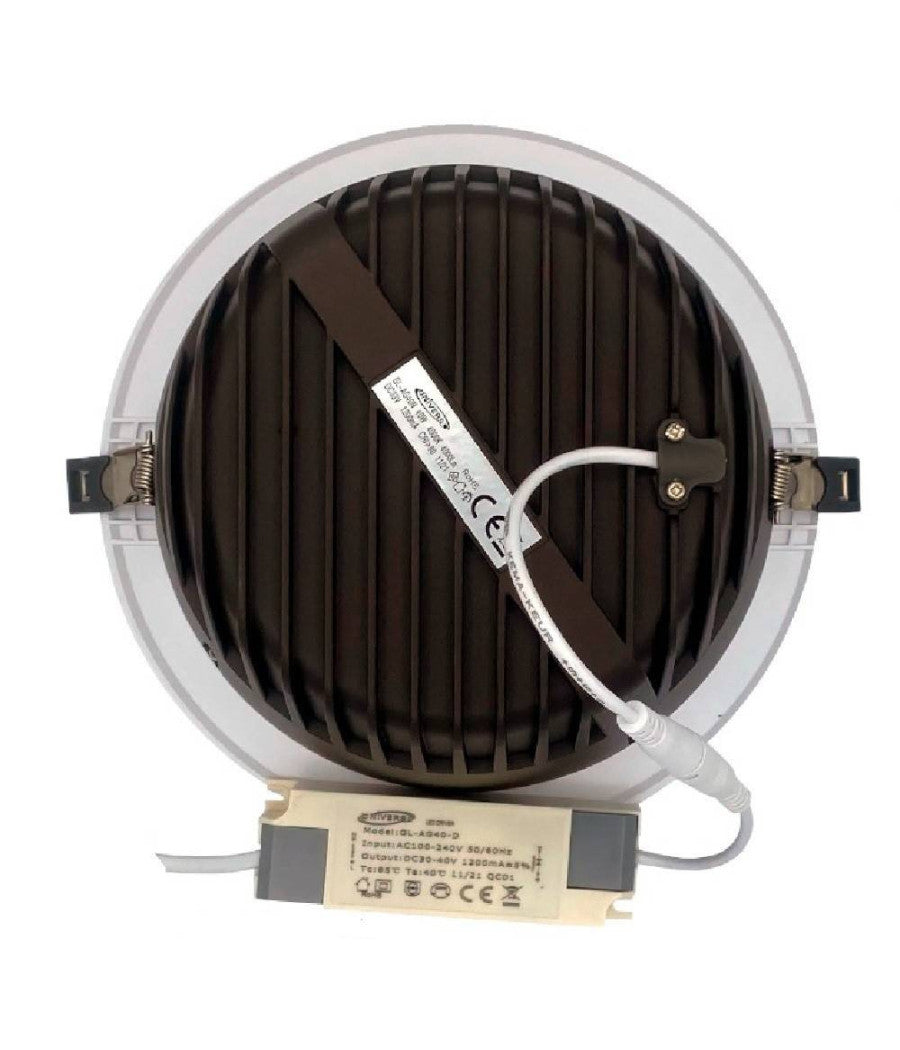 Faretto Smd Led Da Incasso Rotondo 24watt 2400lm Luce Bianco 4000k 6500k Gl-ag24         