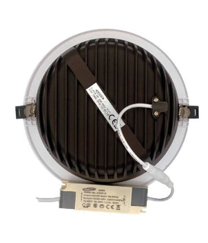 Faretto Smd Led Da Incasso Rotondo 24watt 2400lm Luce Bianco 4000k 6500k Gl-ag24         