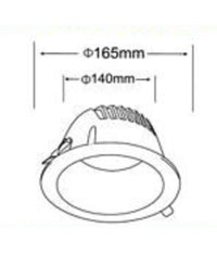 Faretto Smd Led Da Incasso Rotondo 24watt 2400lm Luce Bianco 4000k 6500k Gl-ag24         