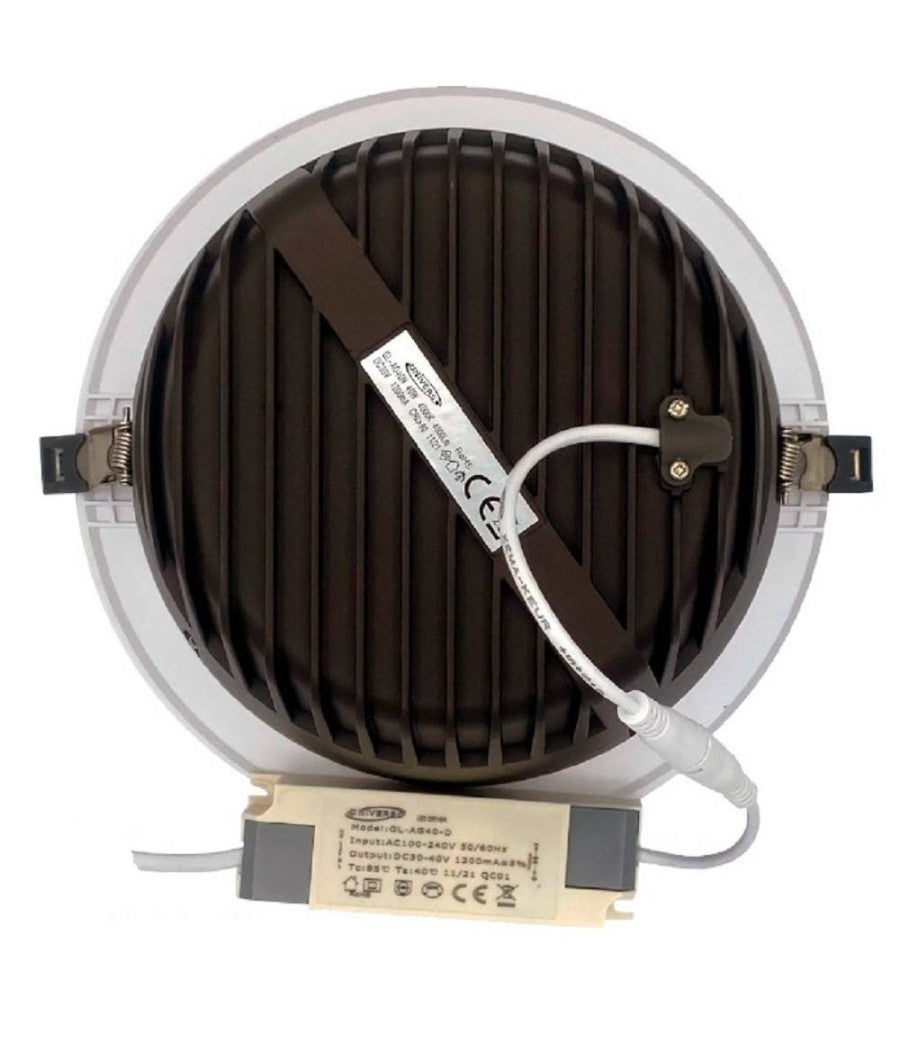 Faretto Smd Led Da Incasso Rotondo 30w 3000lumen Luce Bianca 6500k 4000k Gl-ag30         