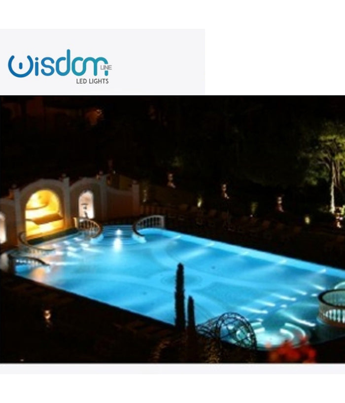 Faretto Spot Light Per Esterno Da Giardino 3 Watt Luce Calda Fredda Verde Rgb  -bianco Freddo      -