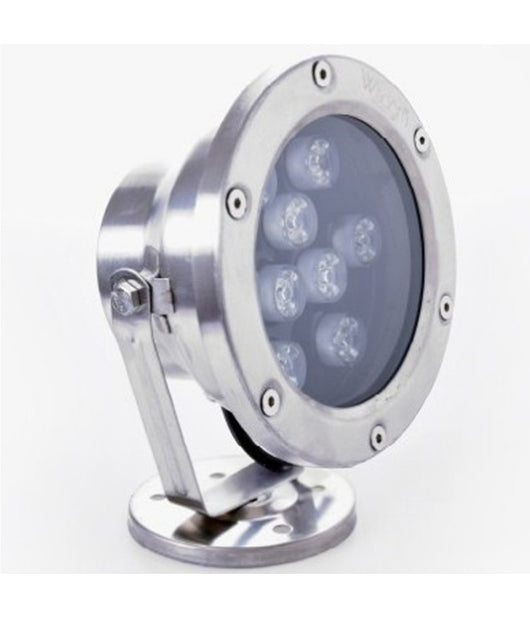 Faretto Spot Light Per Esterno Da Giardino 9 Watt Luce Calda Fredda Verde Rgb         