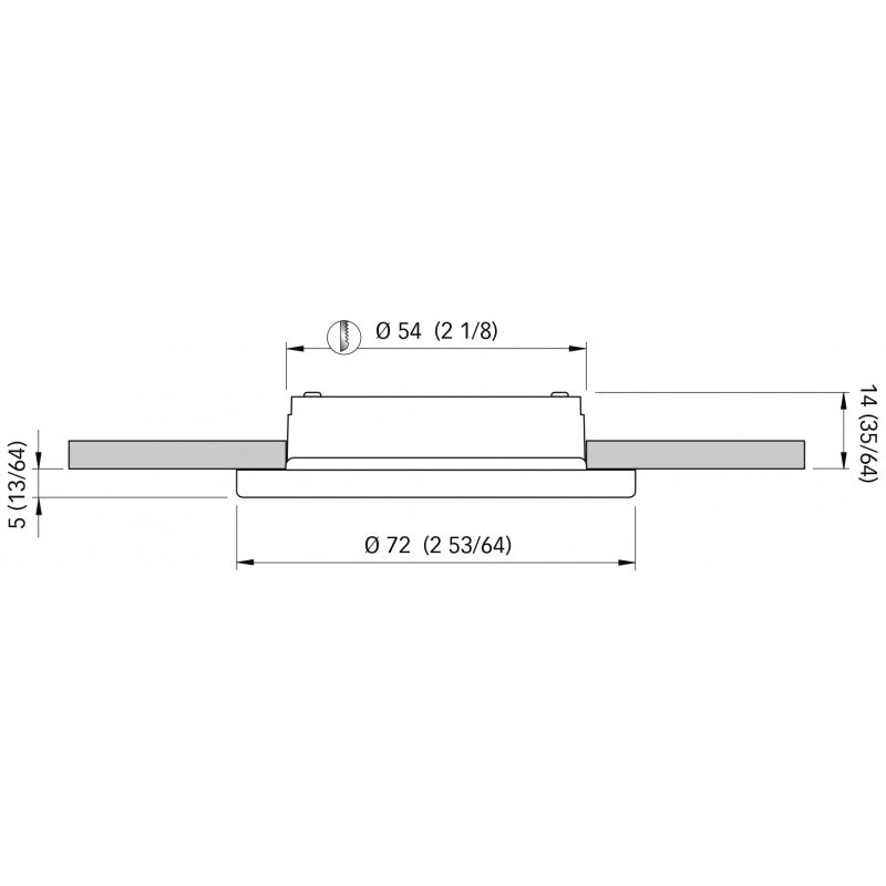 FARETTO TED CT C/INTERRUTTORE TOUCH