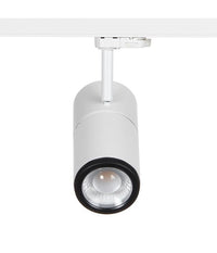 Faretto Track Led Cob 34 W Binario Trifase Vetrine Negozio 230v Luce 3000k 4000k         