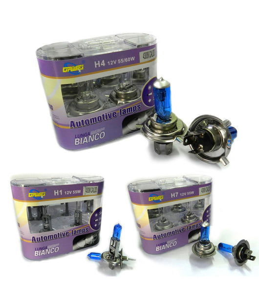 Fari Lampadine Xeno Auto Attacco H1 H4 H7 Bianco Caldo Freddo Ad Alta Luminosità          