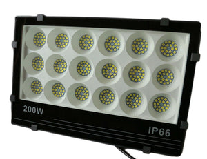 FARO 200W FARETTO LED SMD multichip 90Lm/W PROIETTORE Luce ESTERNO IP66 - ZENCOCCO