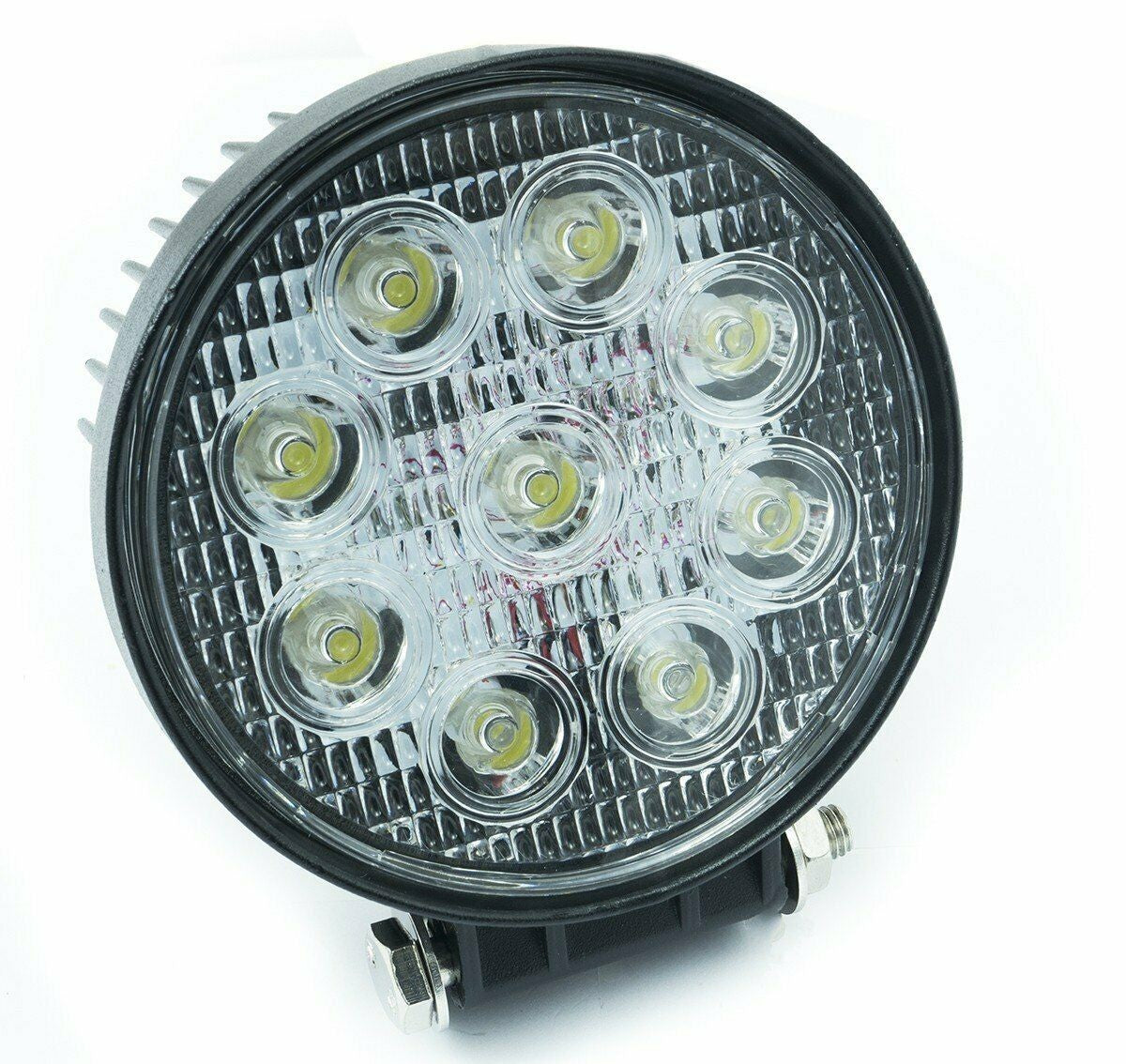Faro 27W 9 LED Rotondo per AUTO JEEP BARCA 12V IP67 - Tech-It
