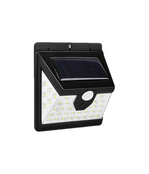 Faro 40 Led Con Pannello Solare E Sensore Di Movimento Faretto Crepuscolare         