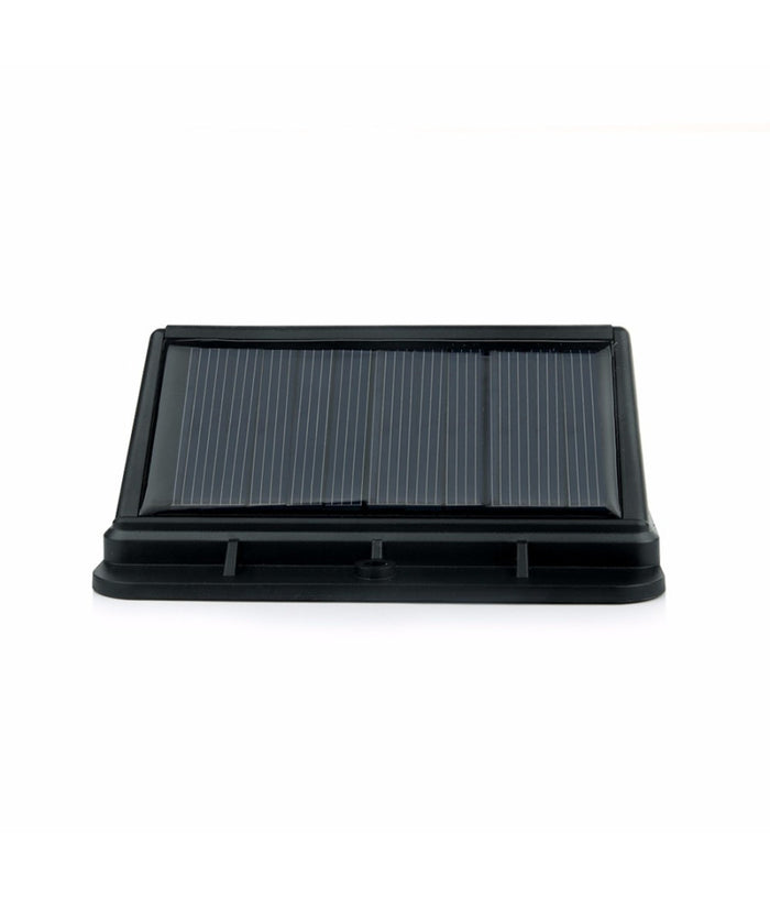 Faro 8 Led Con Pannello Solare Ricaricabile E Sensore Di Movimento Per Esterno         