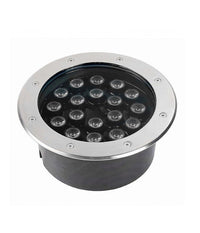 Faro A Incasso Pavimento 18w Faretto Giardino Esterno Led Calpestabile Ip68 18w  -rgb      -