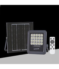 Faro A Led 50 Watt Con Pannello Solare Luce Naturale 4000k Telecomando Tk09-50w         