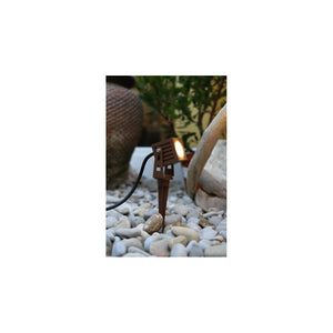 Faretto LED quadrato ZAS Beneito 7W IP65 colore bianco