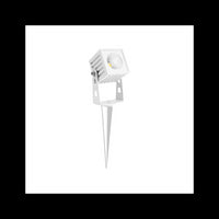 Faretto LED quadrato ZAS Beneito 7W IP65 colore bianco