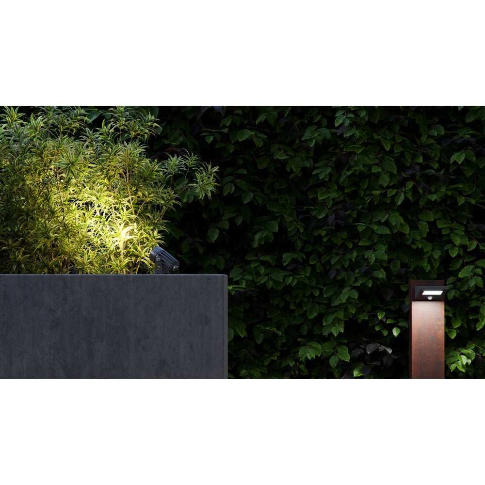 Faro a led a picchetto ZAS rotondo 7W IP65 colore Nero Beneito faure