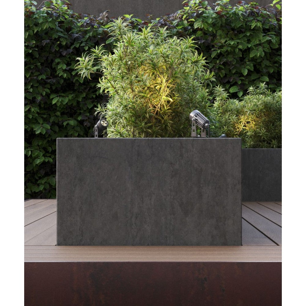 Faro a led a picchetto ZAS rotondo 7W IP65 colore Nero Beneito faure