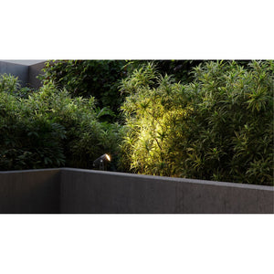 Faro a led a picchetto ZAS rotondo 7W IP65 colore Nero Beneito faure