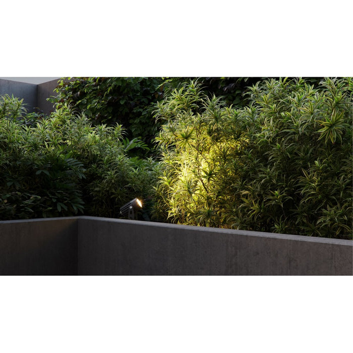 Faro a led a picchetto ZAS rotondo 7W IP65 colore Nero Beneito faure