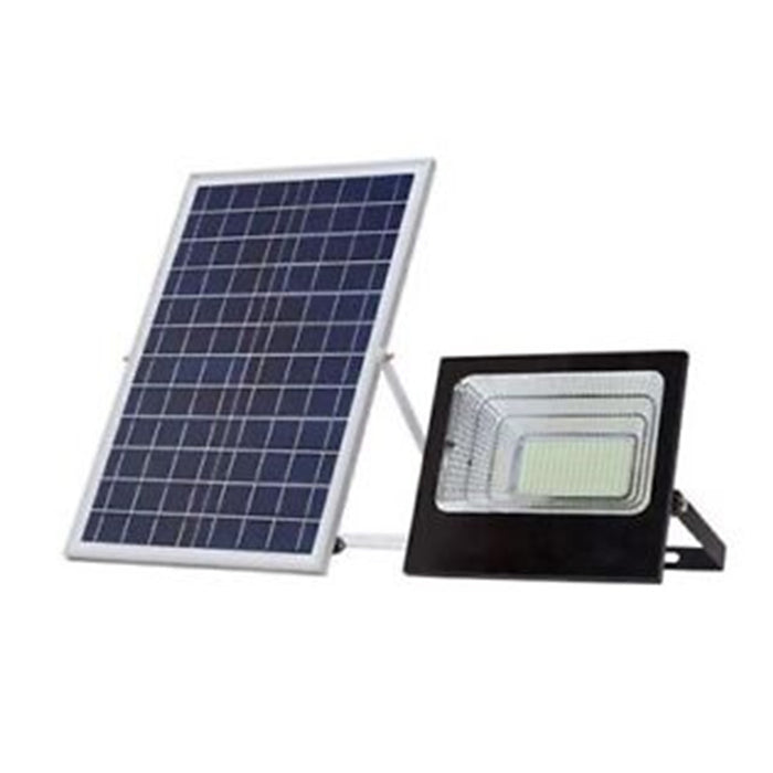 Trade Shop - Faro A Led Con Pannello Solare 200 W Luce Bianca Fredda 6500k Batterie Al Litio         