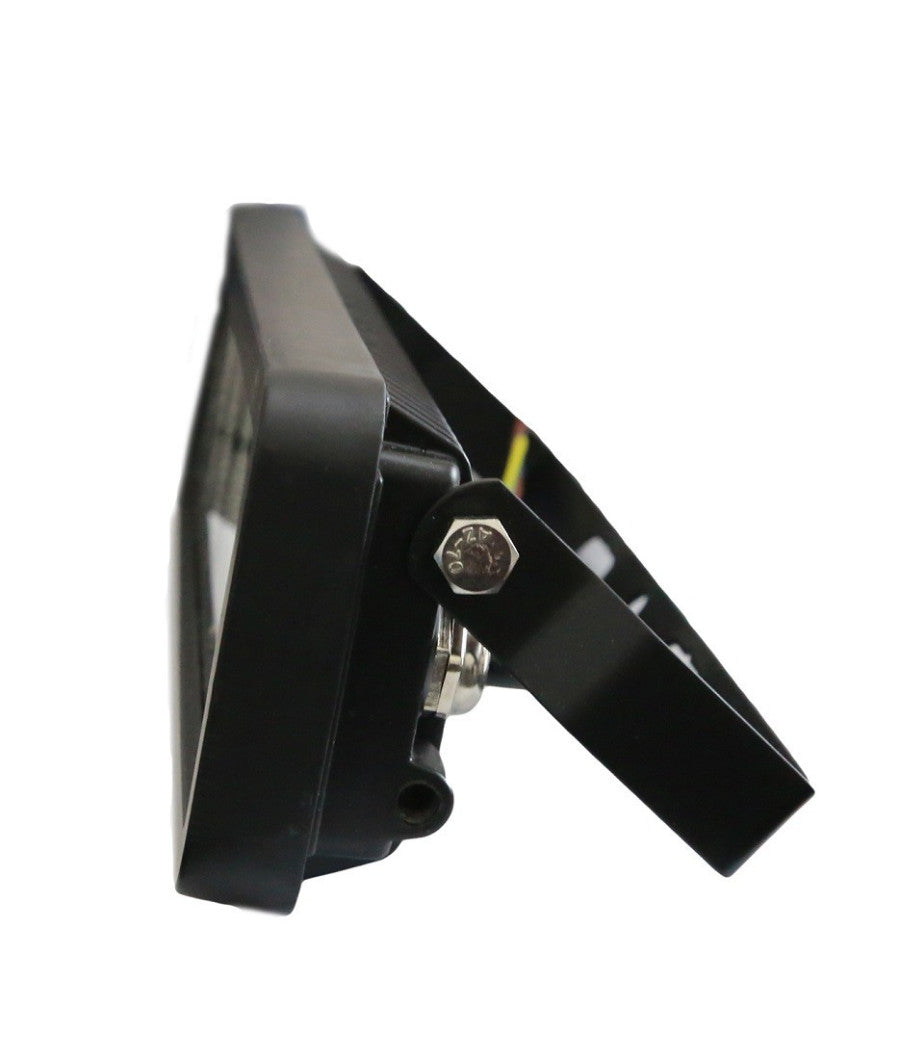 Faro A Led Da Esterno Slim Faretto Sottile Ip65 50 Watt Led Flood Con Staffa  -bianco Freddo      -