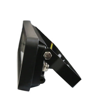 Faro A Led Da Esterno Slim Faretto Sottile Ip65 50 Watt Led Flood Con Staffa  -bianco Freddo      -