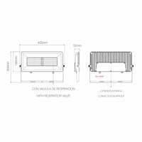 Faro a led Polaris 150W IP65 19500 lumen