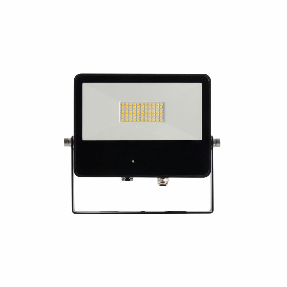 Faro a led SKY 50W IP65 con sensore integrato 5000k Nero