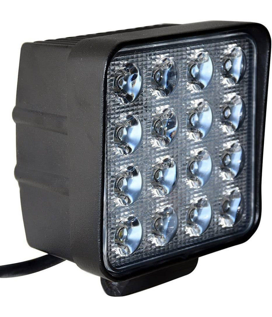Faro A Led Supplementare Per Auto Barca Camion Set Da 10pz 48w Lampada 12-24v         