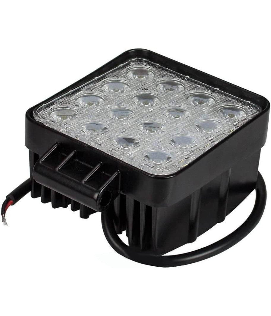 Faro A Led Supplementare Per Auto Barca Camion Set Da 10pz 48w Lampada 12-24v         