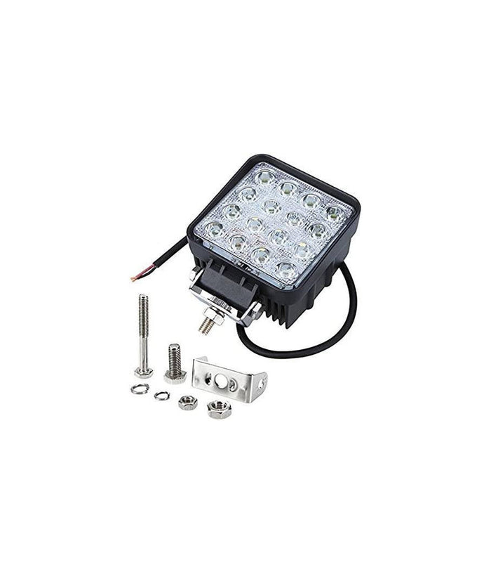 Faro A Led Supplementare Per Auto Barca Camion Set Da 10pz 48w Lampada 12-24v         