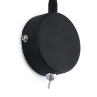 Faro Barcelona - Lampada da parete con braccio Loke Led 3W - Alluminio e Metallo Verniciato, Camera da letto, Luce da lettura - Nera