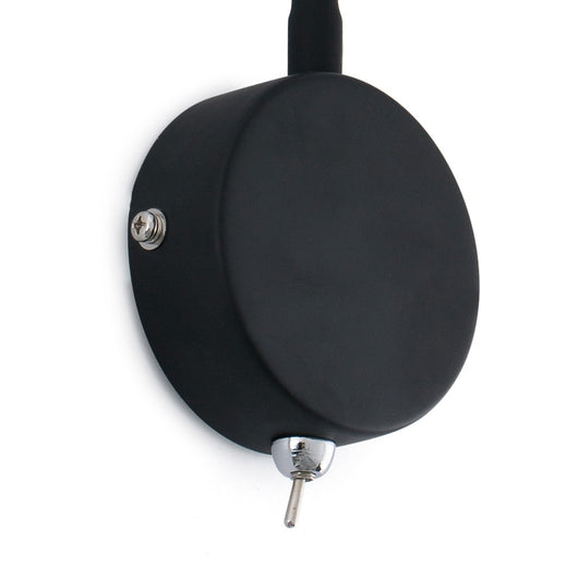 Faro Barcelona - Lampada da parete con braccio Loke Led 3W - Alluminio e Metallo Verniciato, Camera da letto, Luce da lettura - Nera