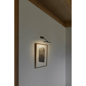 Faro Barcelona - Lampada da Parete Magritte 300, LED 6W 3000K - Orientabile, Lampada da quadro, 380Lm - Nera