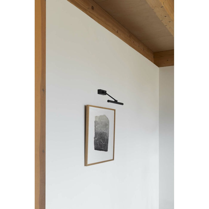 Faro Barcelona - Lampada da Parete Magritte 300, LED 6W 3000K - Orientabile, Lampada da quadro, 380Lm - Nera