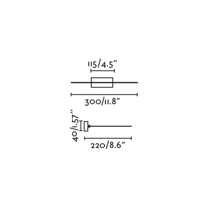 Faro Barcelona - Lampada da Parete Magritte 300, LED 6W 3000K - Orientabile, Lampada da quadro, 380Lm - Nera