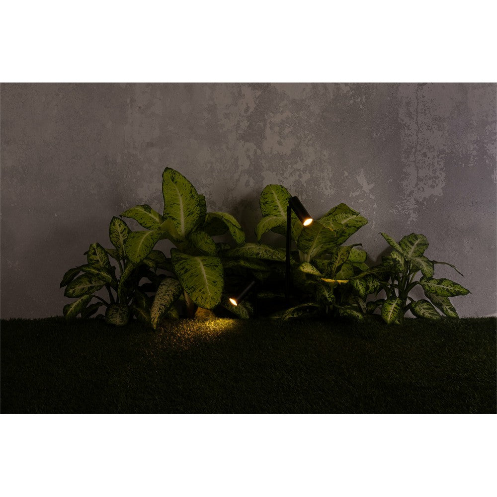 Faro Barcelona - Paletto da Esterno Seth LED 6W 2700K - IP44, Orientabile, Luce da giardino nera - 60 cm