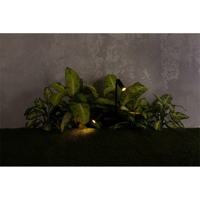 Faro Barcelona - Paletto da Esterno Seth LED 6W 2700K - IP44, Orientabile, Luce da giardino nera - 60 cm