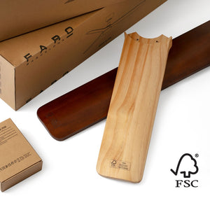 Faro Barcelona - Ventilatore da Soffitto Lantau L Nero/Legno - Motore DC Silenzioso, Senza Luce, Telecomando, 6 Velocità