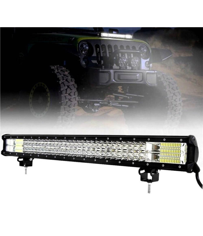 Faro Barra Supplementare Profondita' Auto Fuoristrada 12v 24v 120led 432 W 6500k         