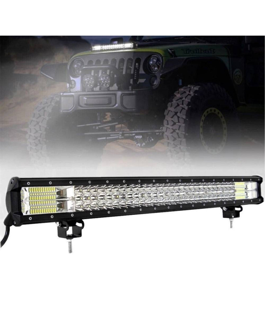 Faro Barra Supplementare Profondita' Auto Fuoristrada 12v 24v 120led 432 W 6500k         