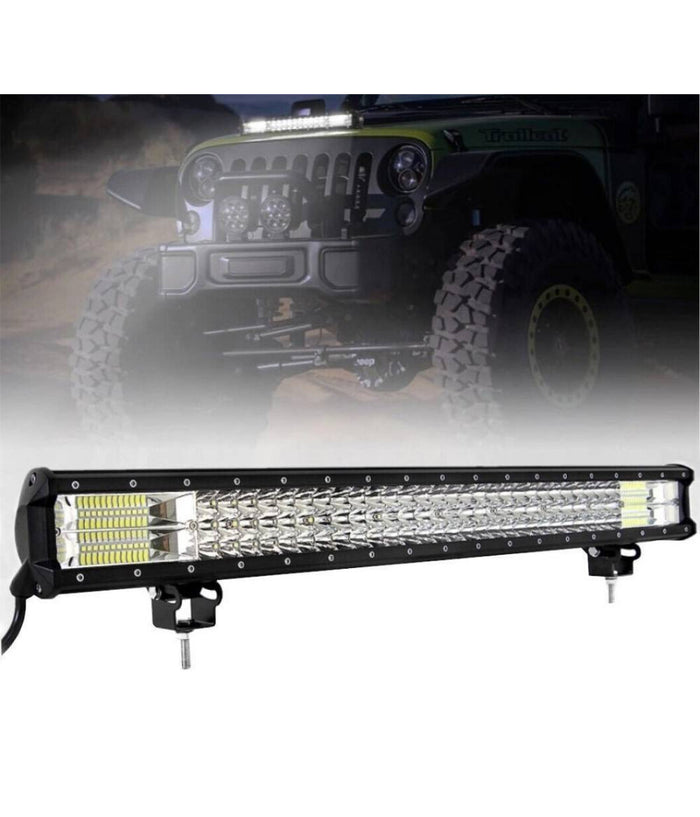 Faro Barra Supplementare Profondita' Auto Fuoristrada 12v 24v 120led 432 W 6500k         