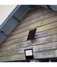 Faro Con Pannello Solare Ip65 E Sensore Crepuscolare Proiettore 50 100 200 300w         