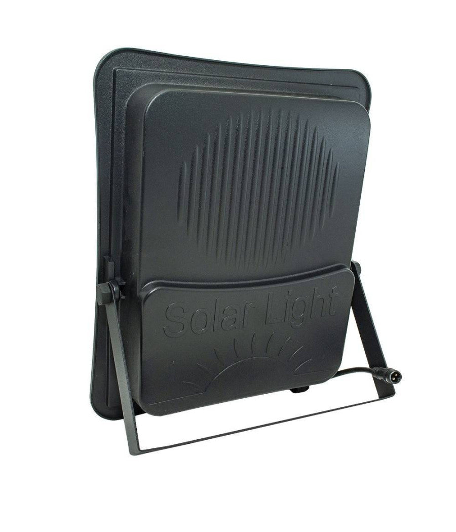 Faro Con Pannello Solare Ip65 E Sensore Crepuscolare Proiettore 50 100 200 300w   50 Watt      