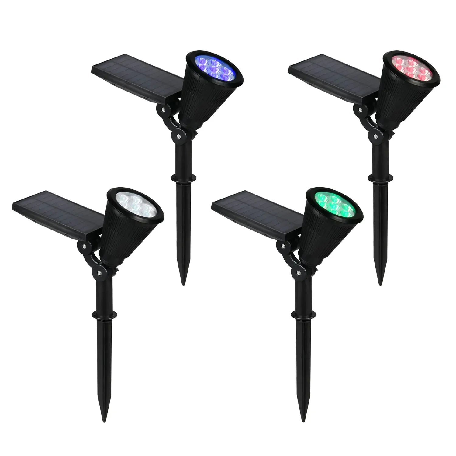 LÚZETE - FARO DA ESTERNO SOLARE 1W SENSORE DI OSCURITÀ IP44 RGB FLAX
