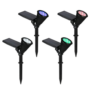 LÚZETE - FARO DA ESTERNO SOLARE 1W SENSORE DI OSCURITÀ IP44 RGB FLAX