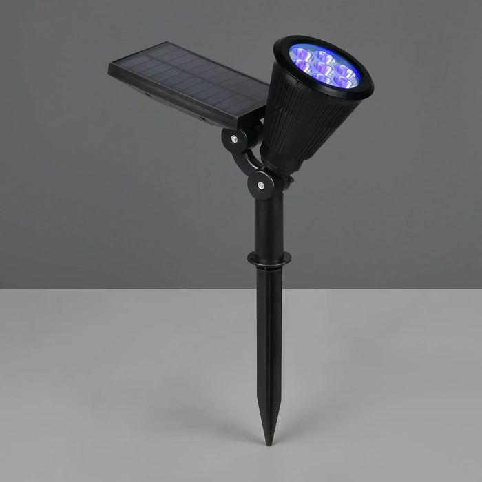 LÚZETE - FARO DA ESTERNO SOLARE 1W SENSORE DI OSCURITÀ IP44 RGB FLAX