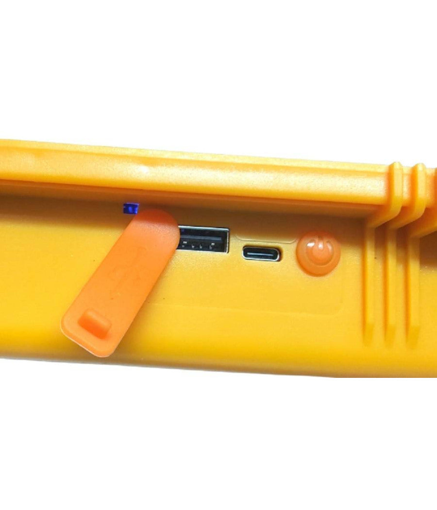 Faro Di Emergenza Lavoro A Led 100 W Ricaricabile Pannello Solare Staffa Ab-t27         