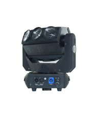 Faro Discoteca Testa Mobile 9 Led 360 Gradi Rgbw Moving Head Light Proiettore         